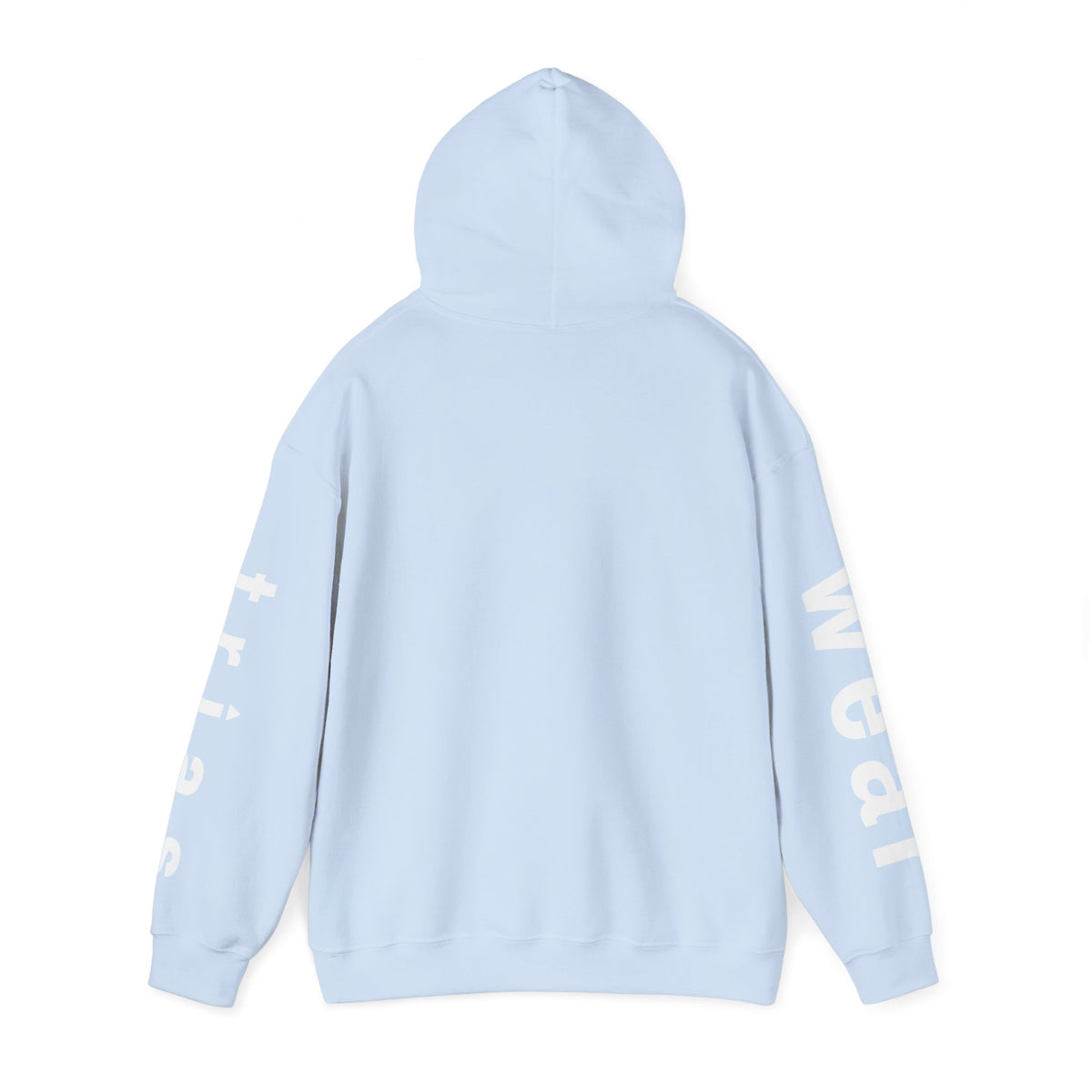 TRIAS Sleeve Print Hoodie – Navy – Detail view 1