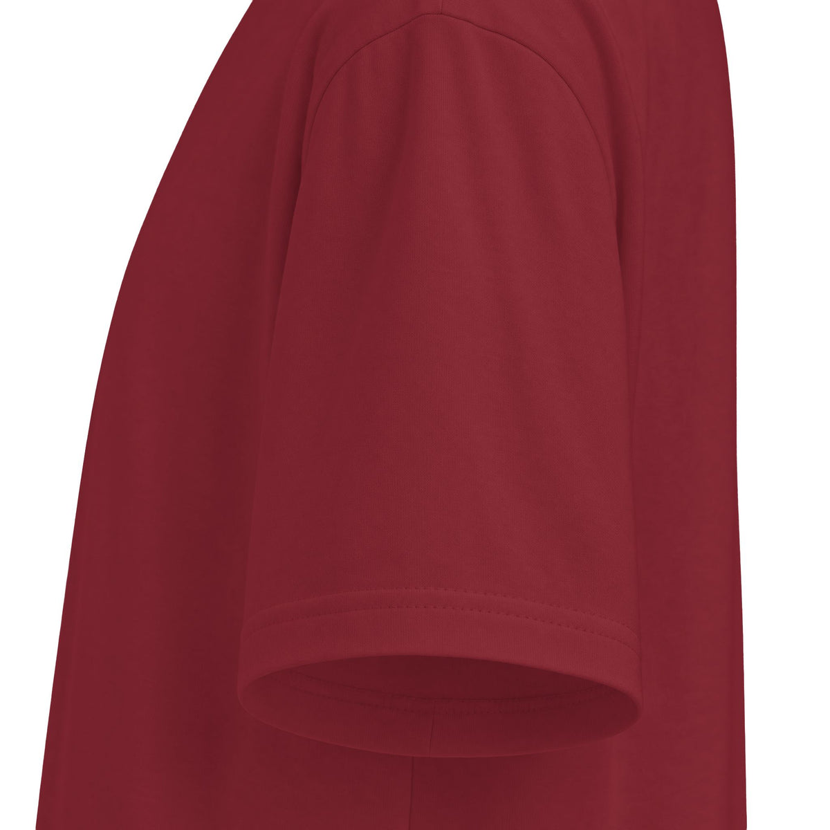 Floral Hannya Mask Tee – Burgundy – Detail view 1