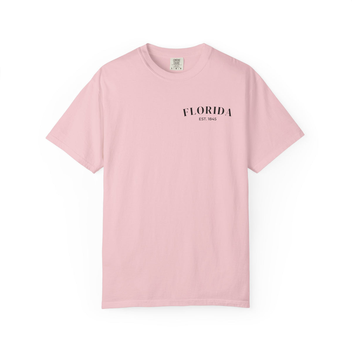 Miami Beach Sunset Tee – Blossom – Front view