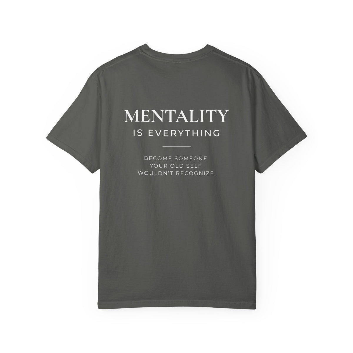 TRIAS Discipline Mentality Streetwear Tee – Pepper – Back view