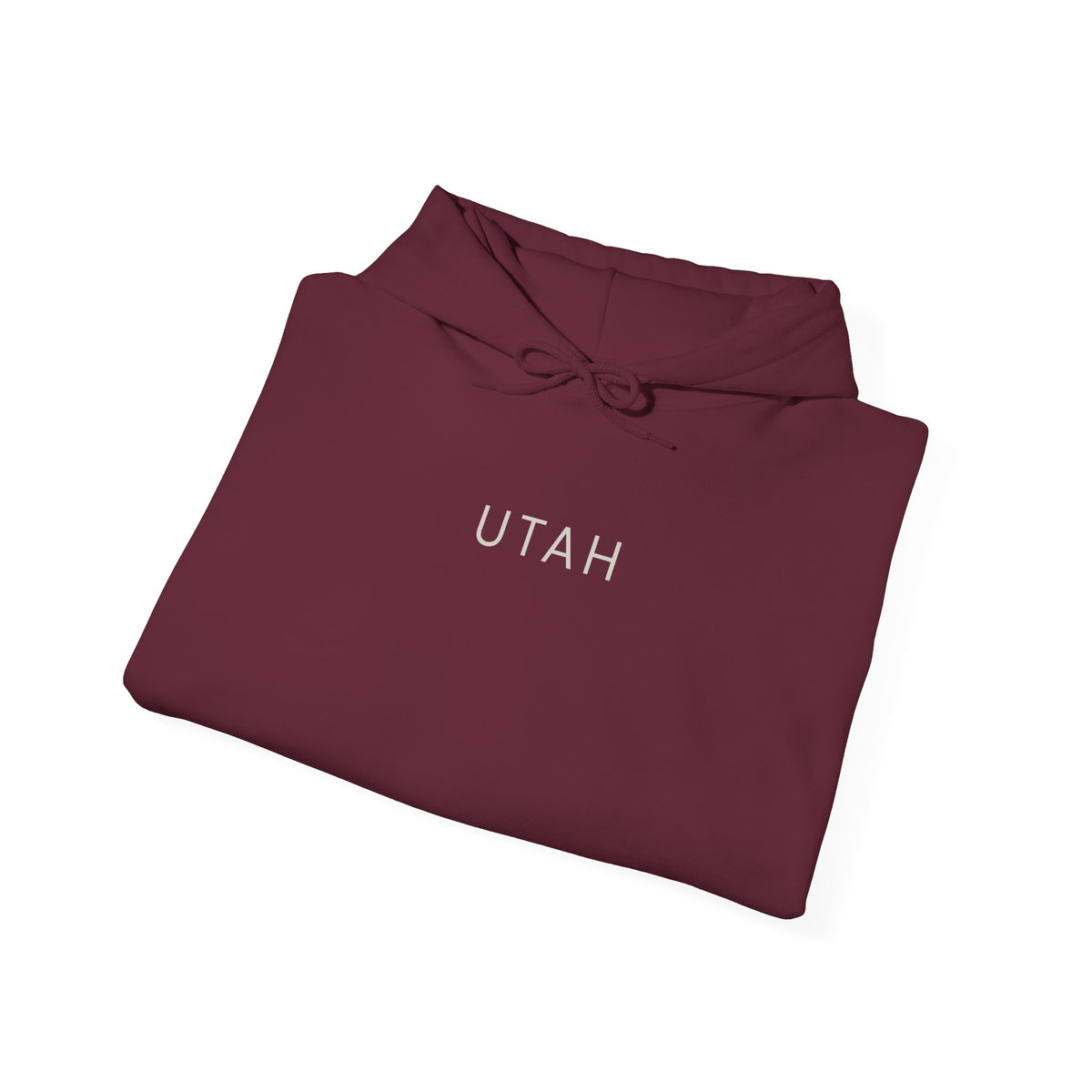 Utah Landscapes Hoodie – Maroon – Detail view 2