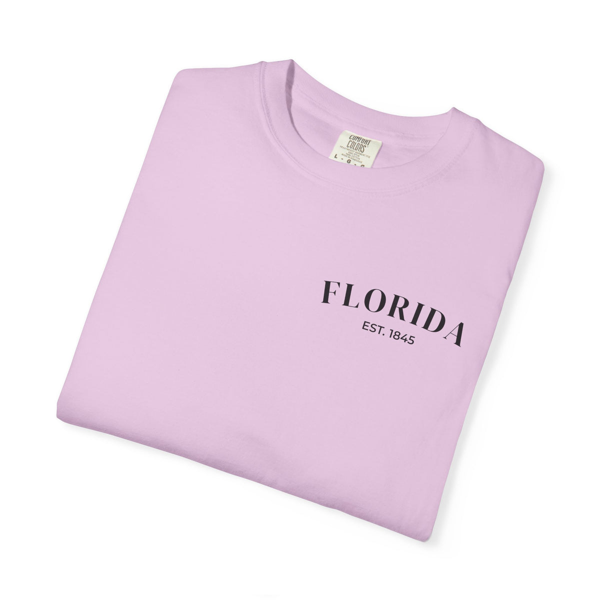 Miami Beach Sunset Tee – Orchid – Detail view 1
