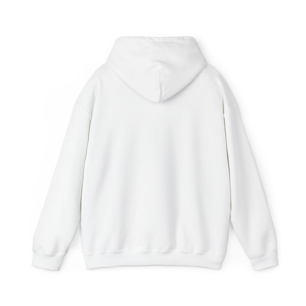 TRIAS Essential White Hoodie – White – Back view