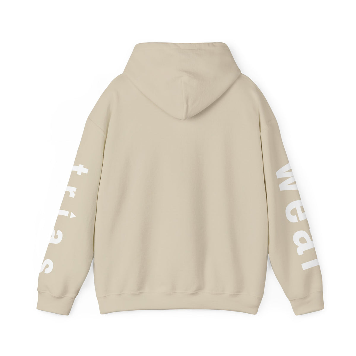TRIAS Sleeve Print Hoodie – Royal – Back view