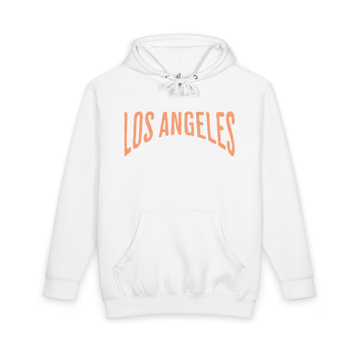 Los Angeles Coast Hoodie – White – Front view