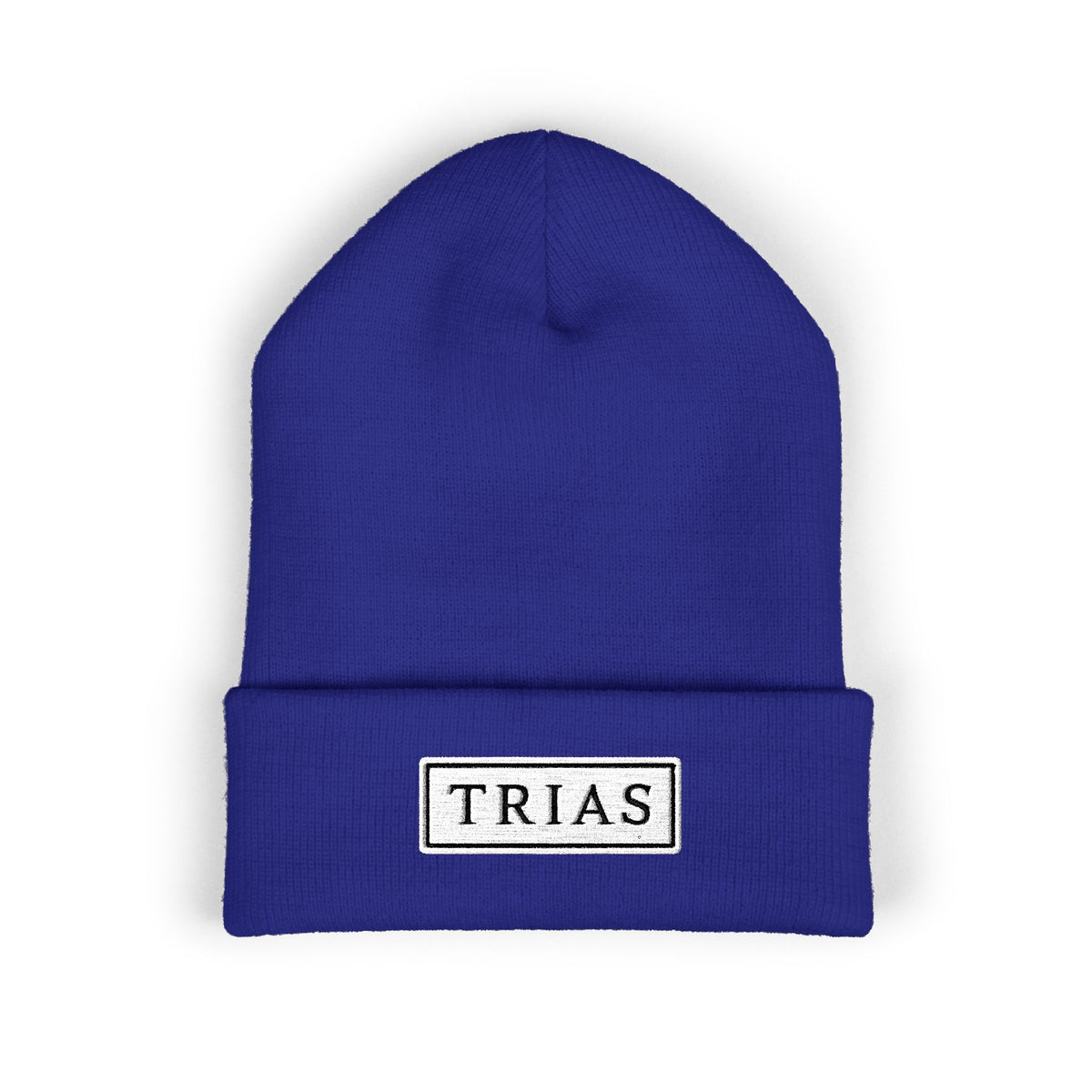 TRIAS Everyday Cuffed Beanie – Royal – Front view