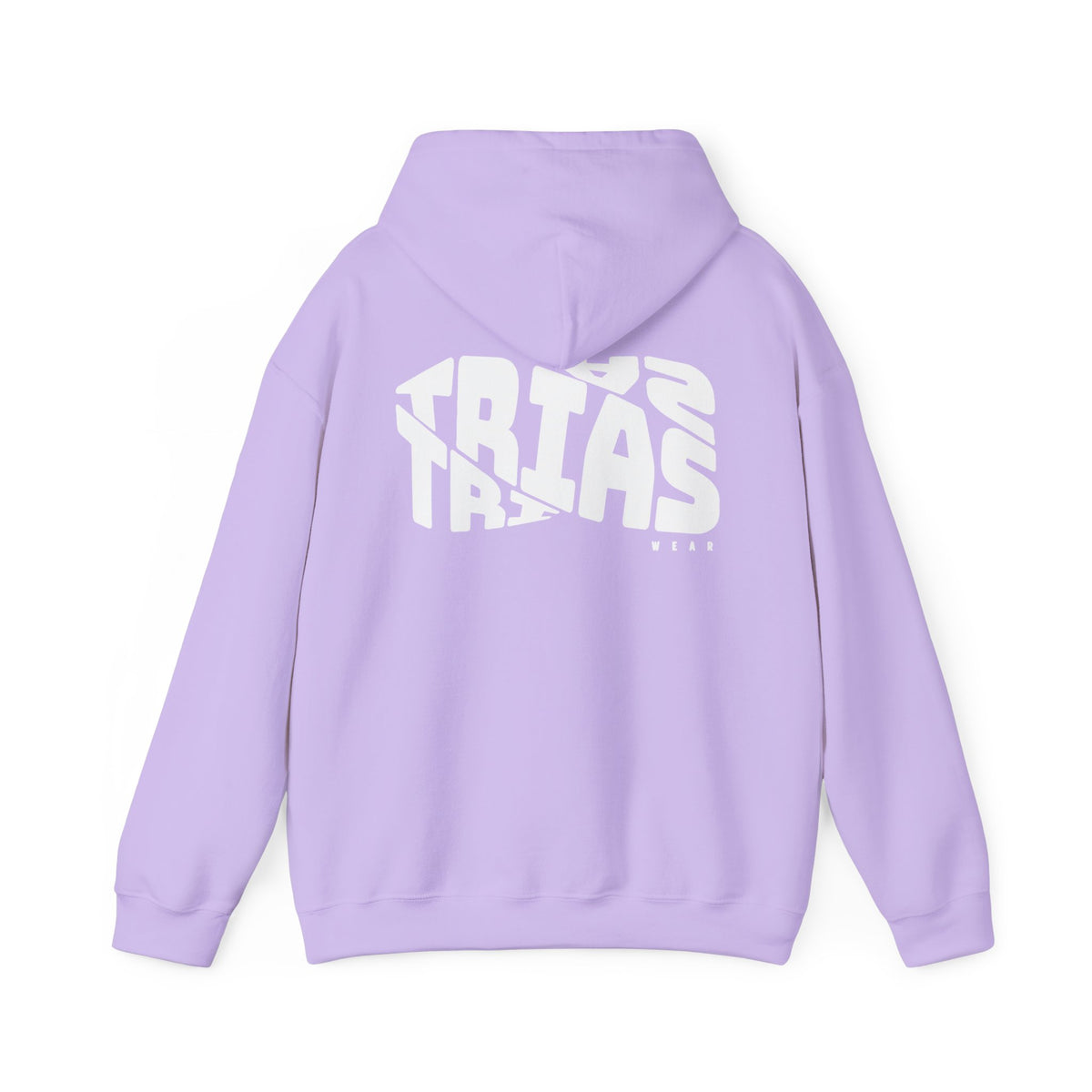 TRIAS Bold Back Graphic Hoodie – Orchid – Back view