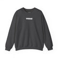 TRIAS Embroidered Crewneck – Dark Heather – Front view