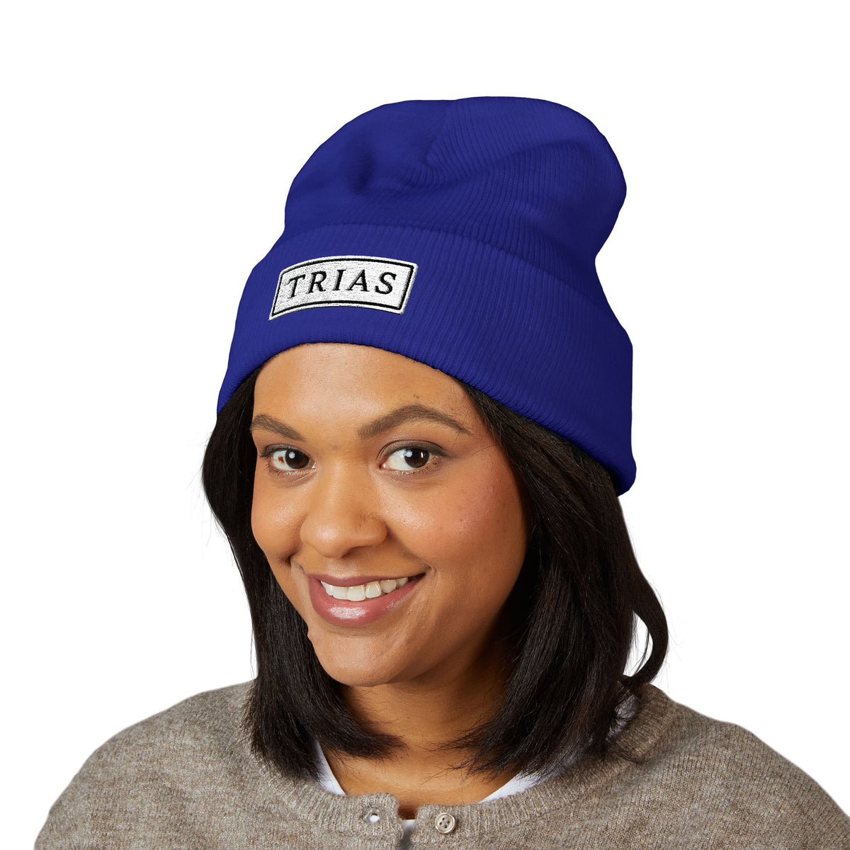 TRIAS Everyday Cuffed Beanie – Gold – Detail view 1