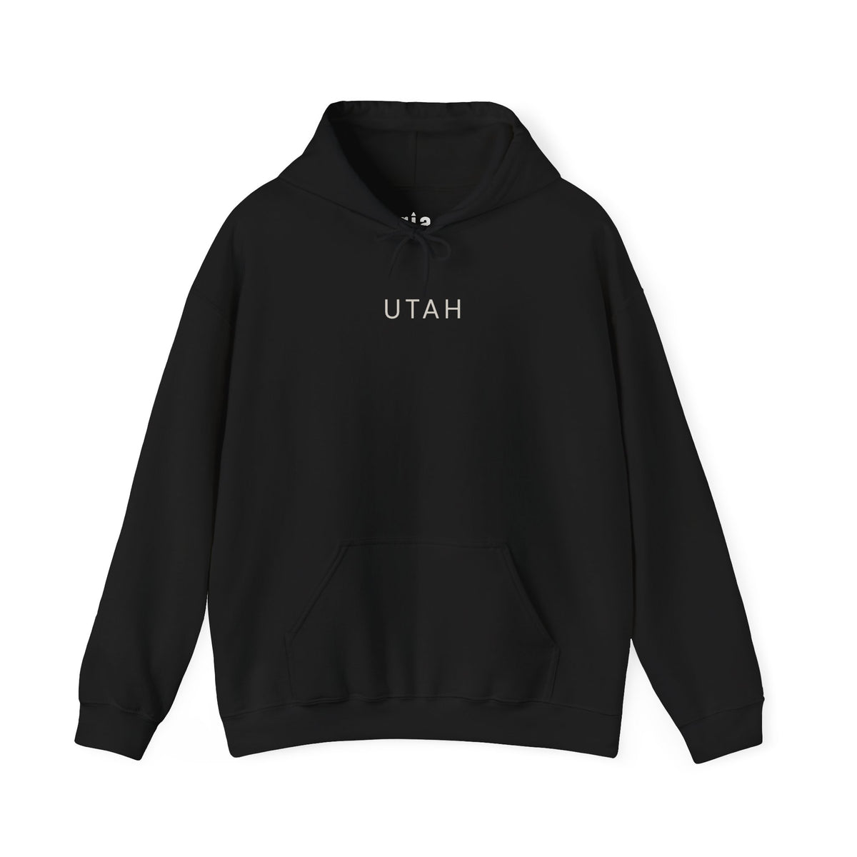 Utah Landscapes Hoodie – Black – Front view