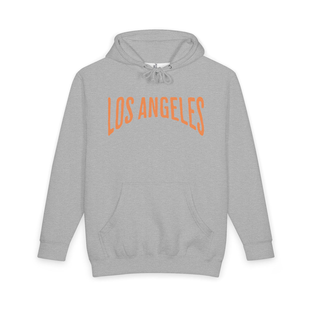 Los Angeles Coast Hoodie – Heather Grey – Front view