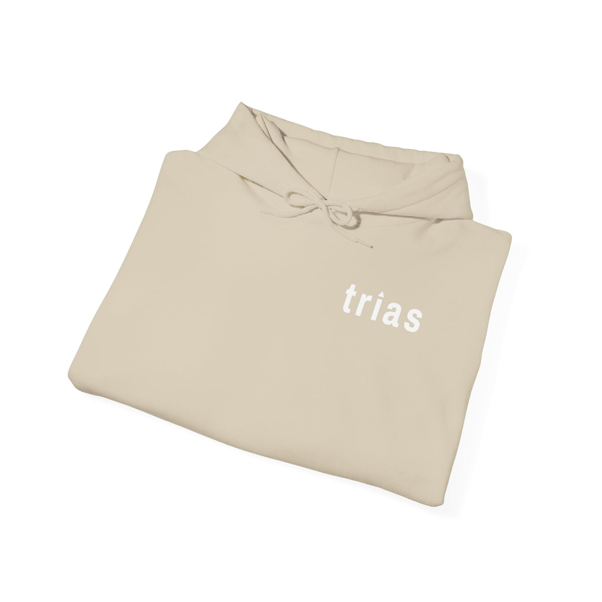 TRIAS Sleeve Print Hoodie – Light Pink – Back view