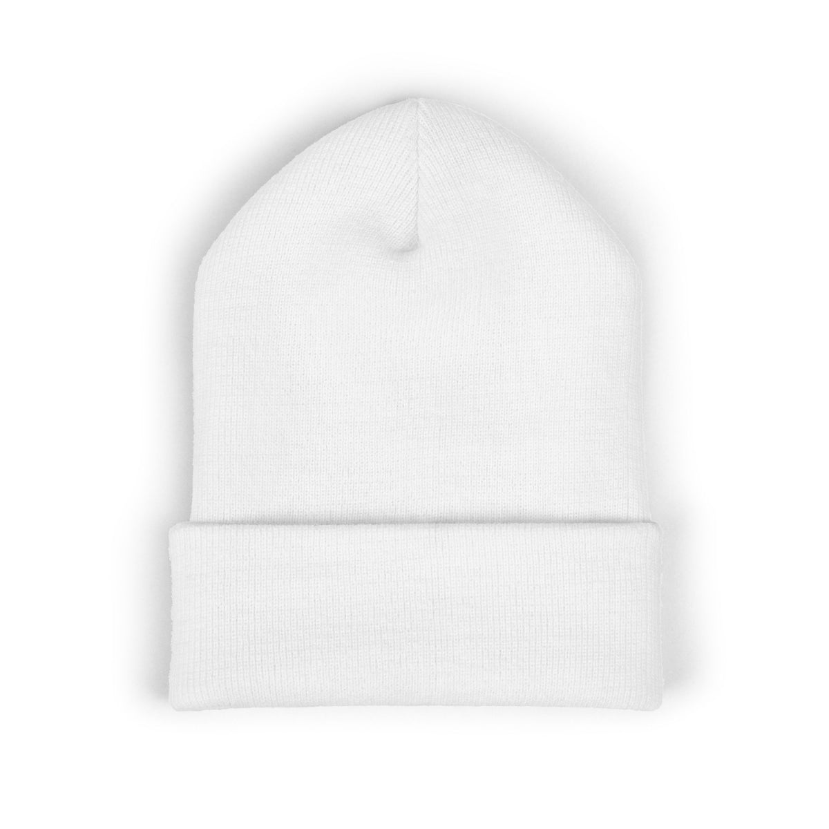 TRIAS Everyday Cuffed Beanie – White – Back view