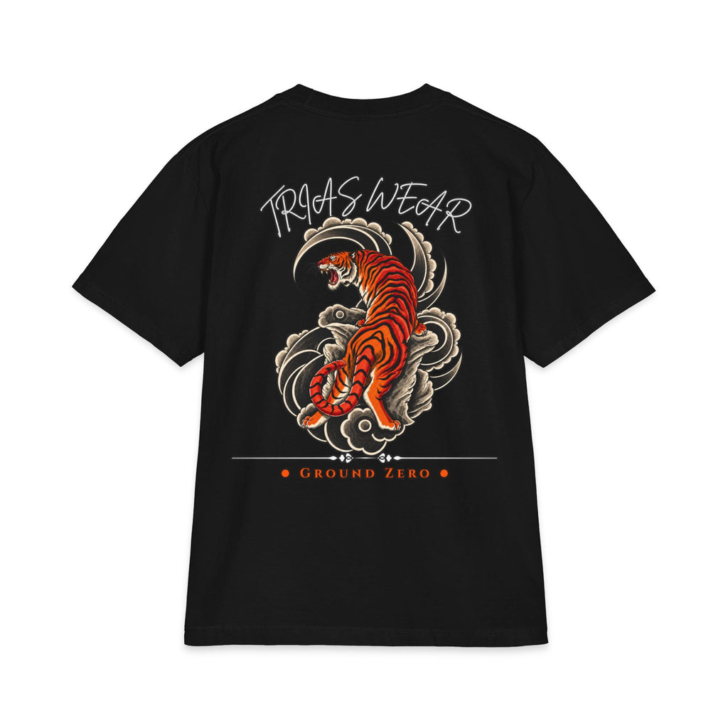 Tiger Koi Tee – Black – Back view