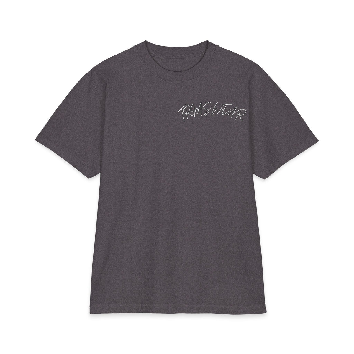 Tiger Koi Tee – Charcoal Grey – Front view