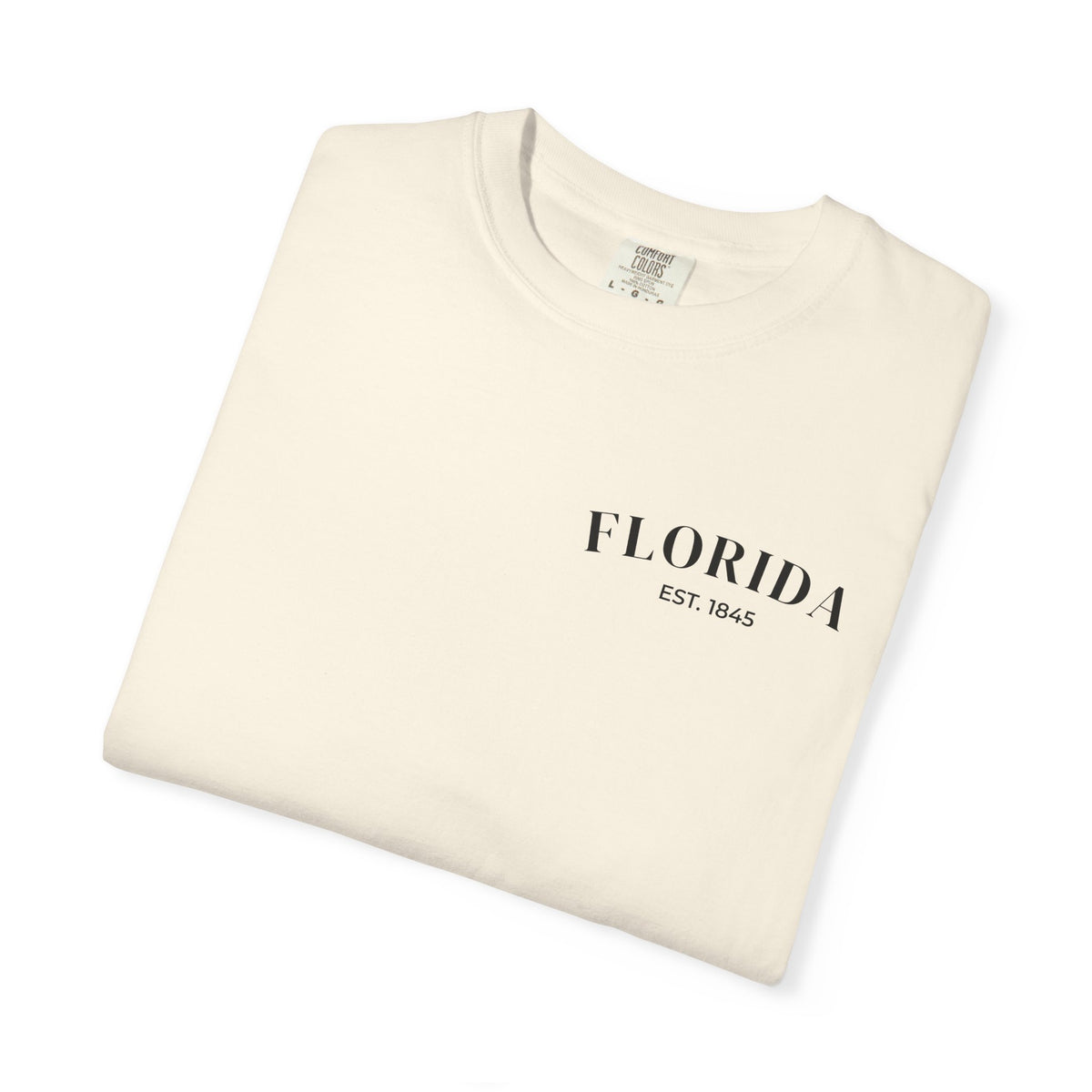 Miami Beach Sunset Tee – Ivory – Detail view 1