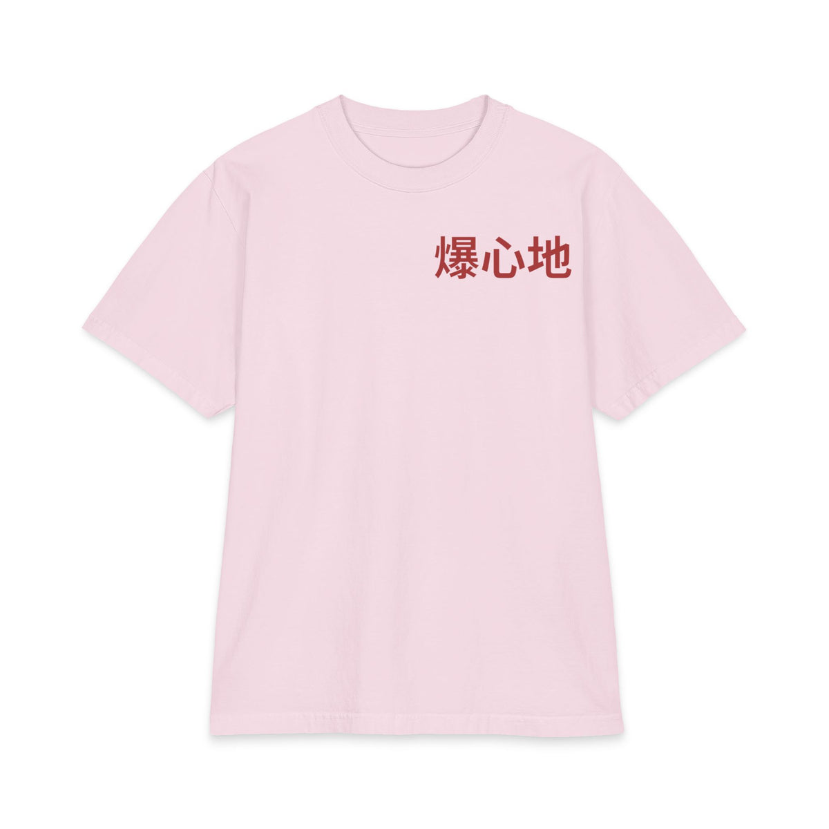Hannya Oni Tee – Powder Pink – Front view