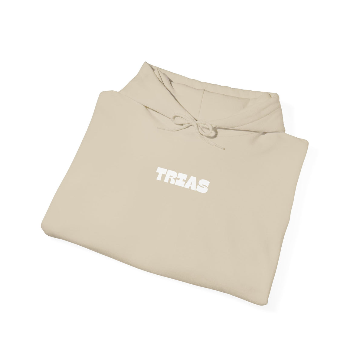 TRIAS Bold Back Graphic Hoodie – Sand – Detail view 2