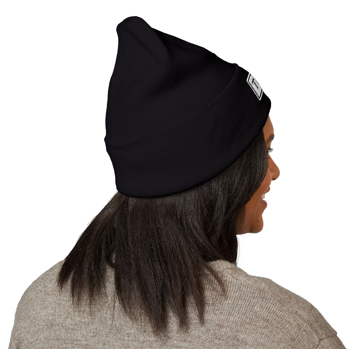 TRIAS Everyday Cuffed Beanie – Heather Grey – Detail view 1