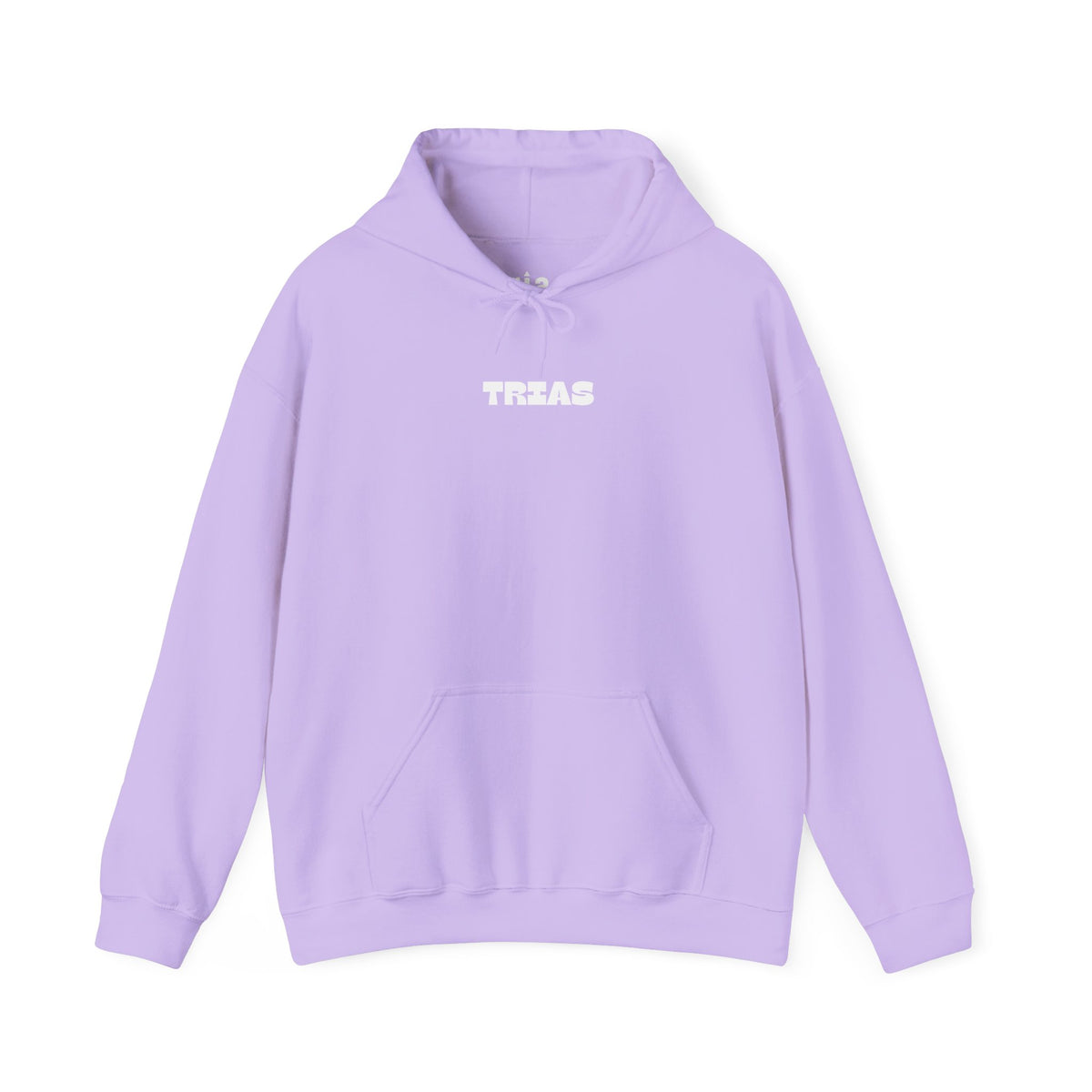 TRIAS Bold Back Graphic Hoodie – Orchid – Front view