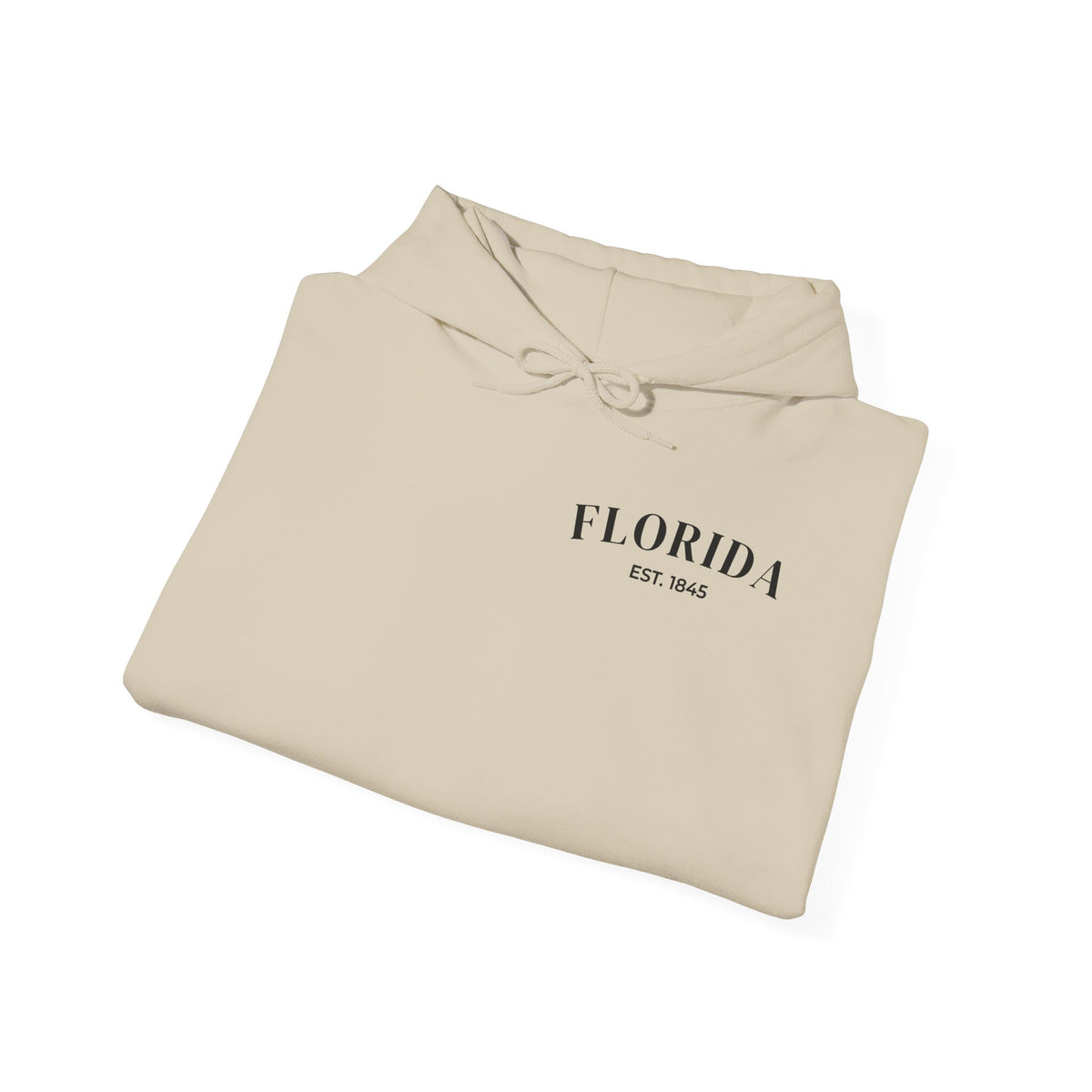 Miami Beach Sunset Hoodie – Sand – Detail view 2
