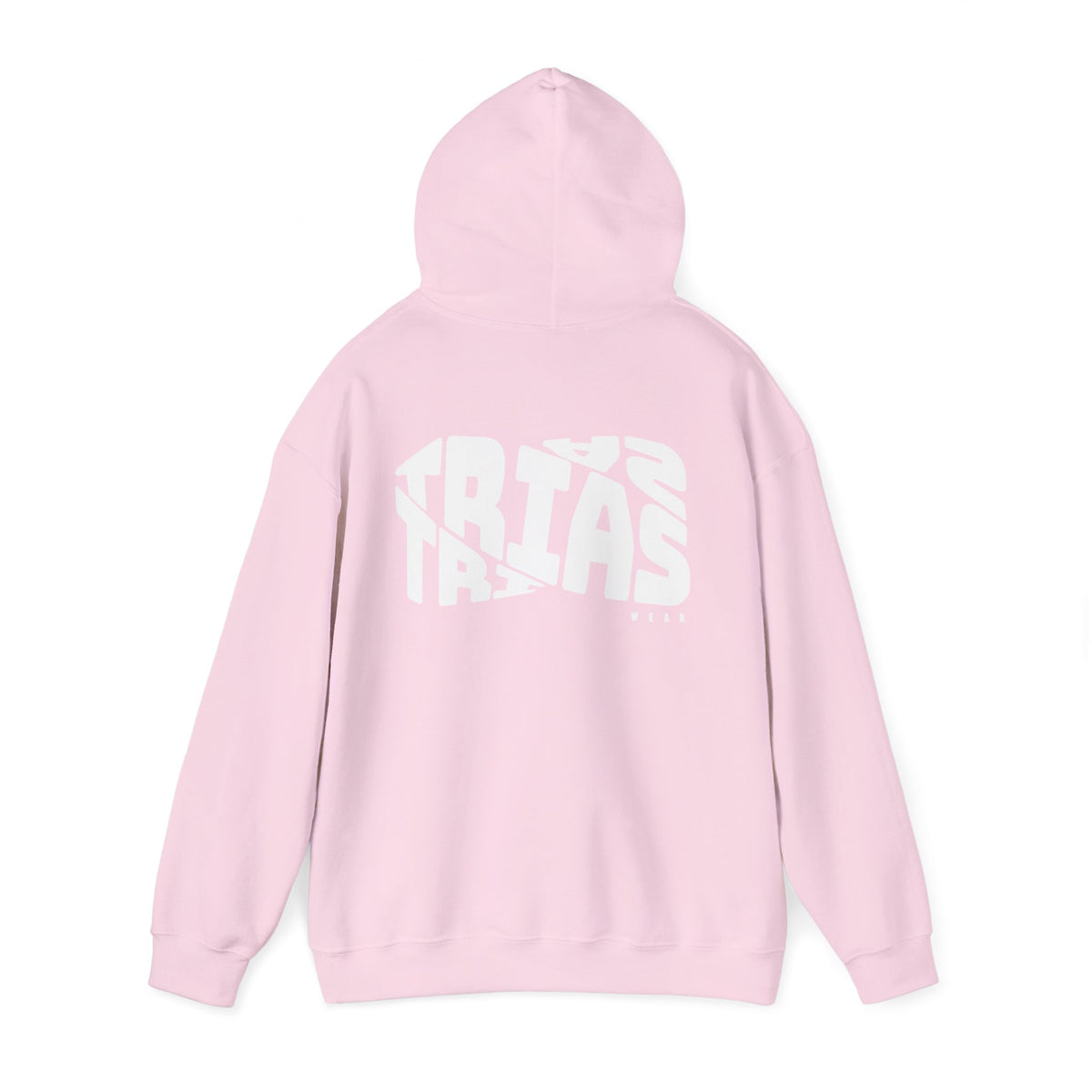 TRIAS Bold Back Graphic Hoodie – Light Pink – Detail view 1