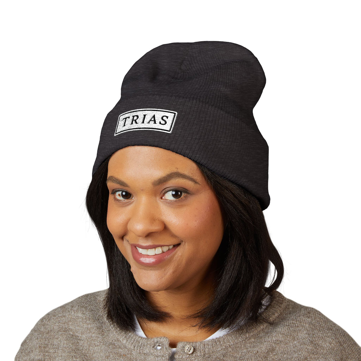 TRIAS Everyday Cuffed Beanie – Royal – Detail view 2