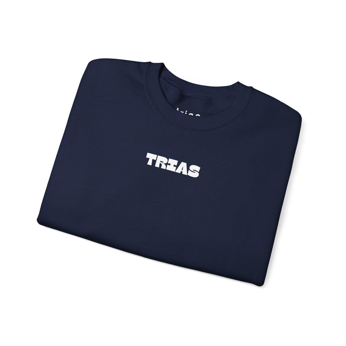 TRIAS Embroidered Crewneck – Sand – Detail view 2