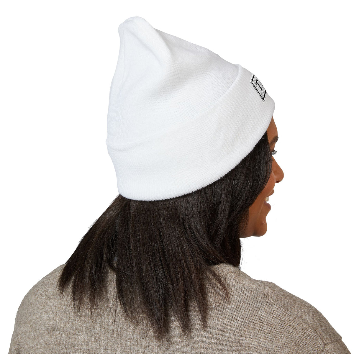TRIAS Everyday Cuffed Beanie – Olive – Back view