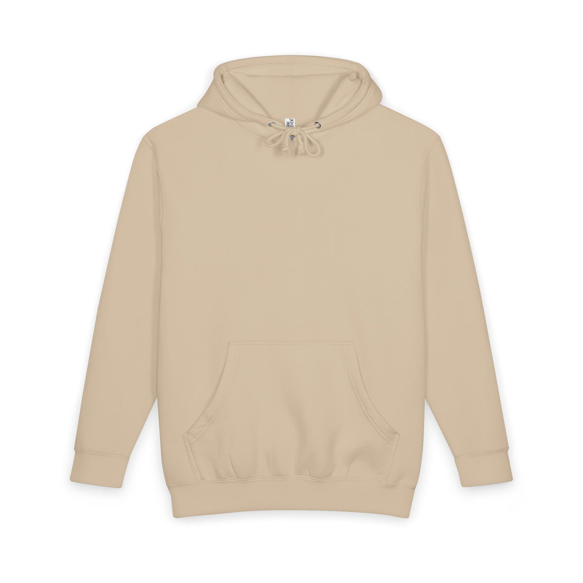 Don’t Think Much Hoodie – Mushroom – Front view