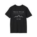 TRIAS Classic Logo Tee – Black – Back view