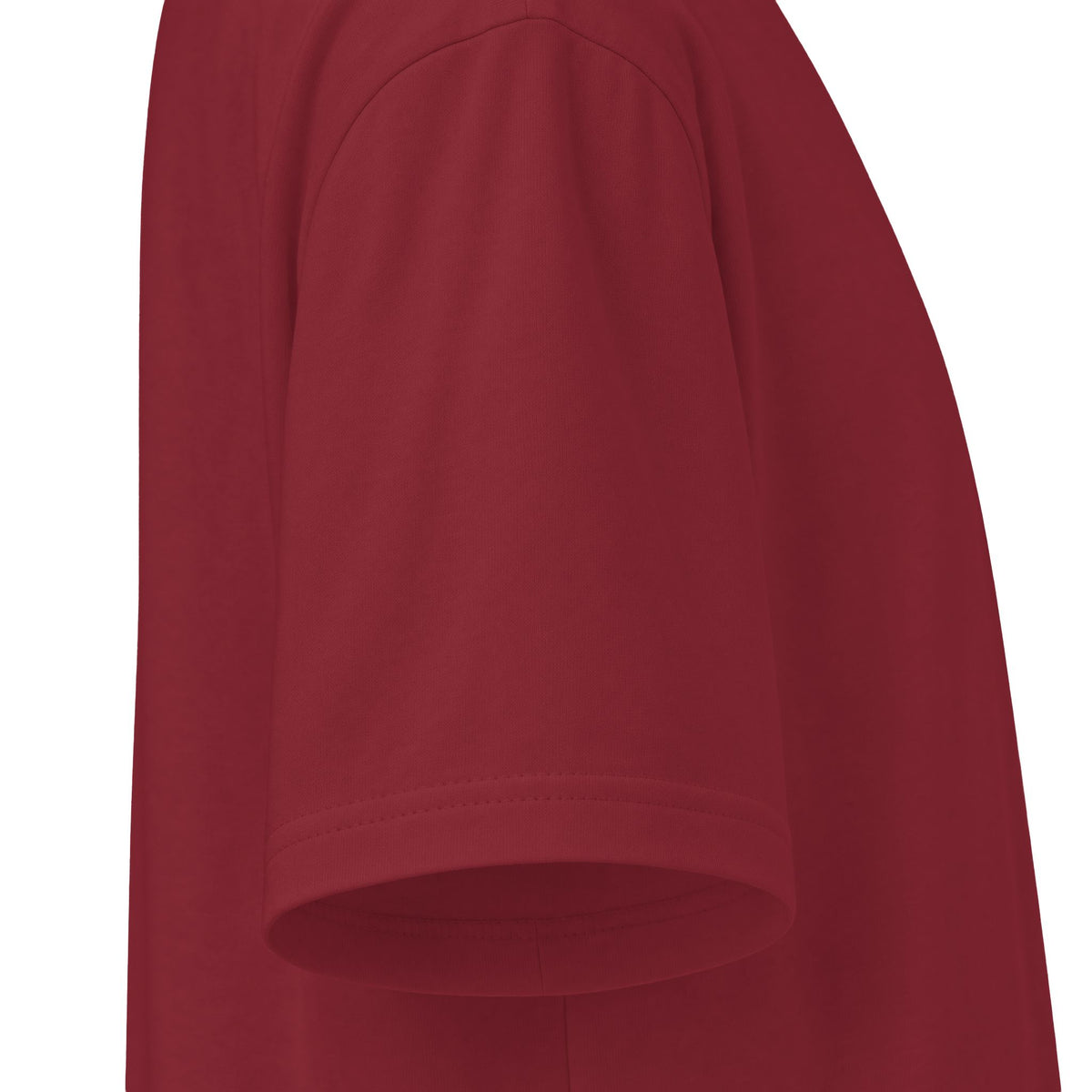 Floral Hannya Mask Tee – Burgundy – Detail view 2