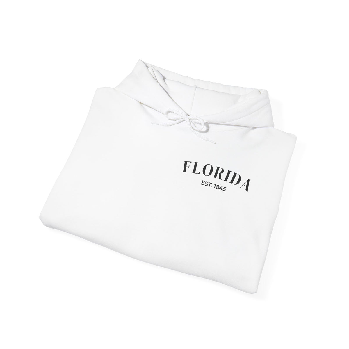 Miami Beach Sunset Hoodie – White – Detail view 2