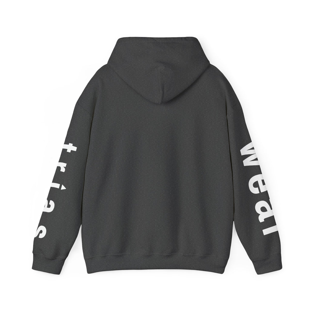 TRIAS Sleeve Print Hoodie – Sport Grey – Detail view 1
