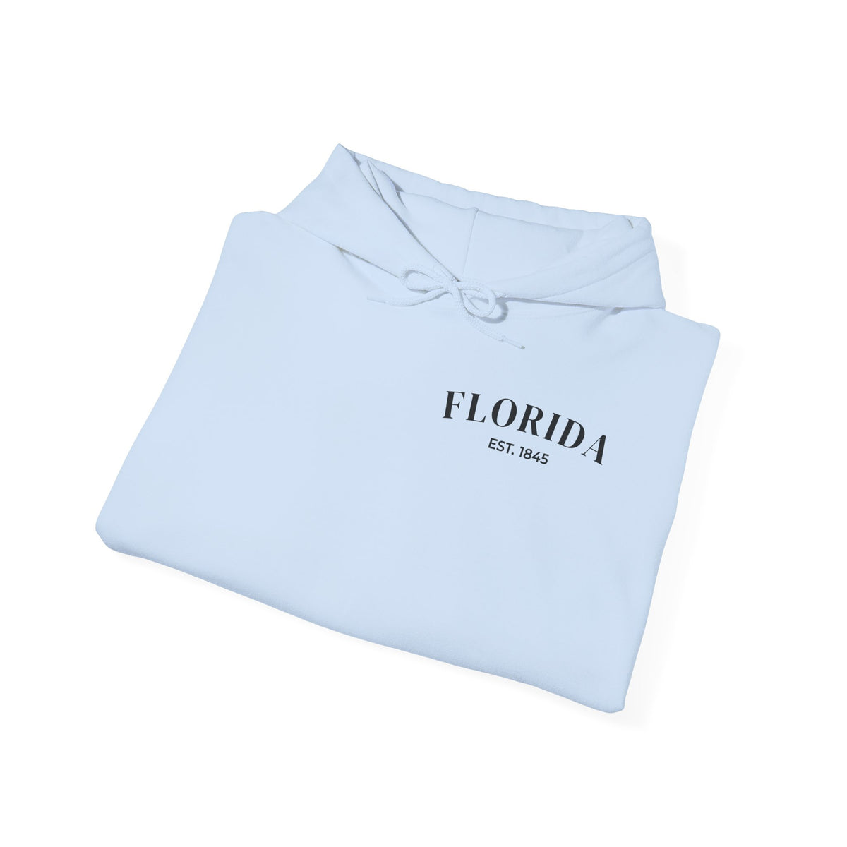 Miami Beach Sunset Hoodie – Light Blue – Detail view 2